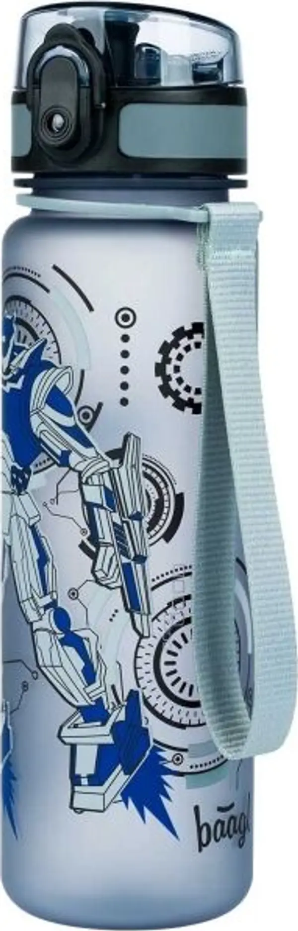 BAAGL BAAGL ROBOTI 500 ML Тританова бутилка, сиво, размер