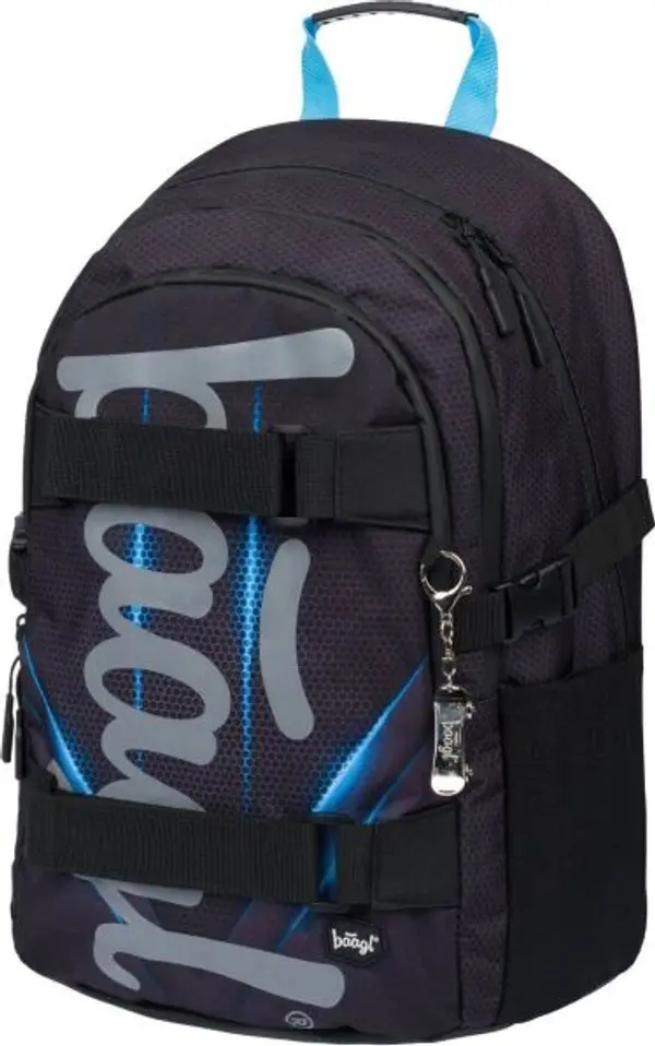 BAAGL BAAGL SKATE BACKPACK Училищна раница, черно, размер
