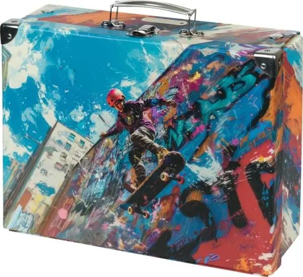 BAAGL BAAGL SKATEPARK Сгъваем училищен куфар, микс, размер