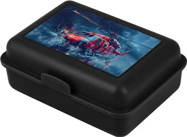 BAAGL BAAGL СПАСИТЕЛИ Кутия за закуски, черно, размер