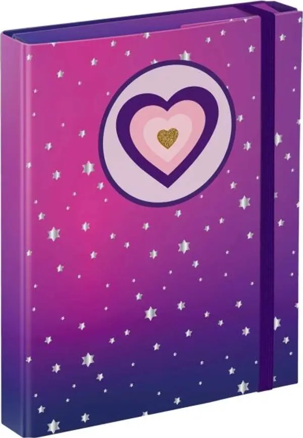 BAAGL BAAGL СЪРЦЕ Папка за ученически тетрадки A5, розово, размер