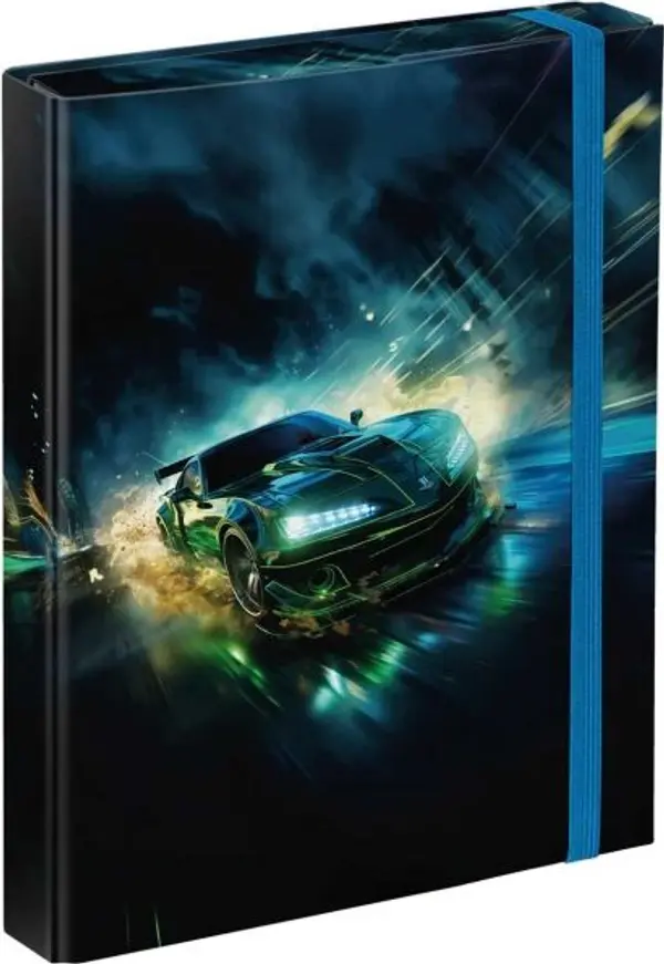 BAAGL BAAGL СЪСТЕЗАТЕЛНА КОЛА Папка за ученически тетрадки A5, черно, размер