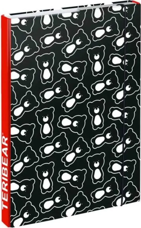 BAAGL BAAGL TERIBEAR Папка за ученически тетрадки A4, черно, размер