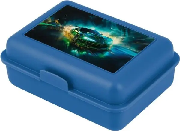 BAAGL BAAGL ZÁVODNÍ AUTO Кутия за закуски, синьо, размер