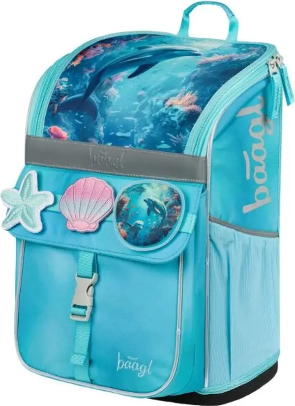 BAAGL BAAGL ZIPPY ДЕЛФИН Ученическа раница, светлосиньо, размер