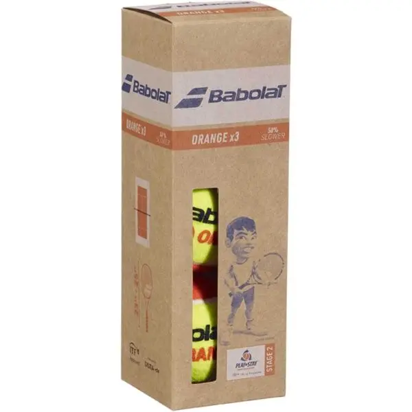 Babolat Babolat ORANGE X3 Тенис топки, жълто, размер