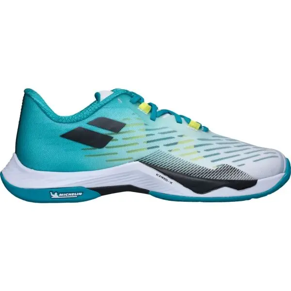 Babolat Babolat SHADOW TOUR 5 Мъжки обувки за бадминтон, тюркоазено, размер 40.5