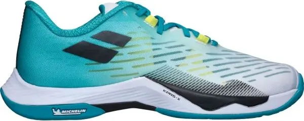 Babolat Babolat SHADOW TOUR 5 Мъжки обувки за бадминтон, тюркоазено, размер 46.5