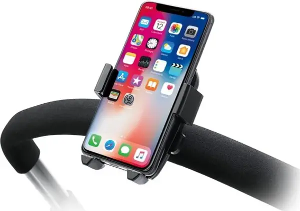 BABYPACK BABYPACK MOBILE PHONE HOLDER Поставка на детска количка за мобилен телефон, черно, размер