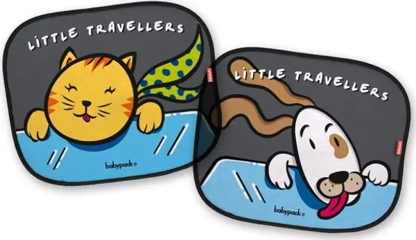 BABYPACK BABYPACK SUN VISOR 2ks Щора за кола, микс, размер