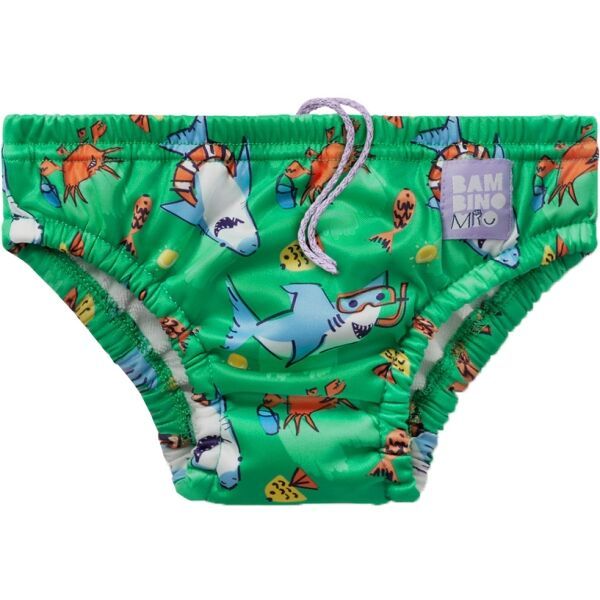 Bambinomio Bambinomio FINN Бебешки бански, зелено, размер