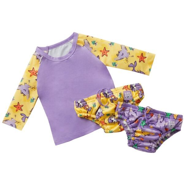 Bambinomio Bambinomio MIO SAND Комплект за плуване, лилаво, размер