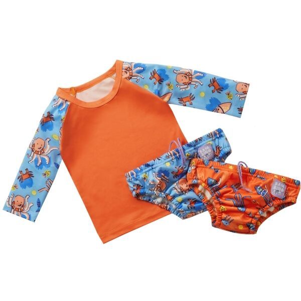 Bambinomio Bambinomio MIO WAVE Комплект за плуване, оранжево, размер