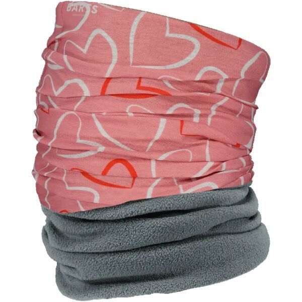 BARTS BARTS MULTICOL POLAR HEARTS Кръгъл шал, розово, размер