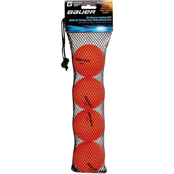 Bauer Bauer HOCKEY BALL WARM 4 PK Хокейни топки, оранжево, размер os