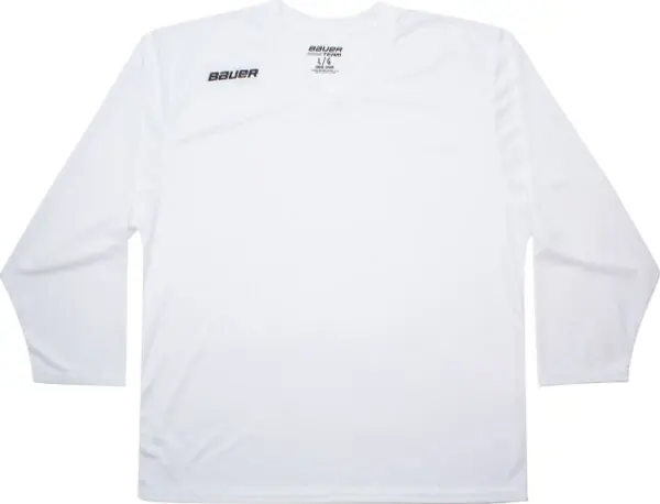 Bauer Bauer FLEX PRACTICE JERSEY YTH Детска фланелка за колоездене, бяло, размер