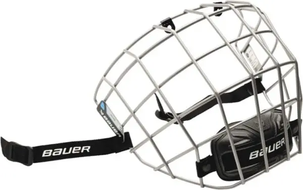 Bauer Bauer I-FACEMASK Мрежа към каска, сребърно, размер