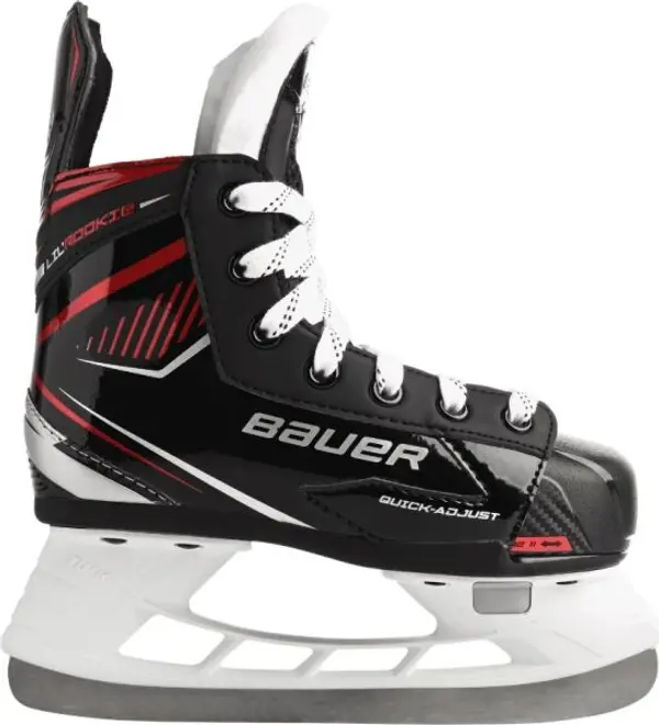 Bauer Bauer LIL' ROOKIE ADJ SKATE YTH Детски кънки за лед, черно, размер 25-28