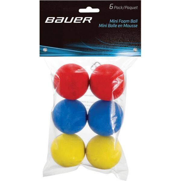 Bauer Bauer MINI FOAM BALL Комплект топчета от пяна, микс, размер