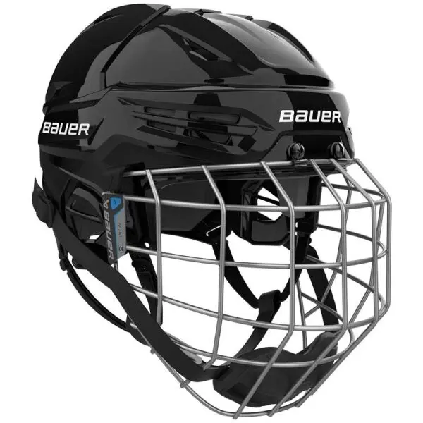 Bauer Bauer S24 RE-AKT 55 COMBO Каска за хокей, черно, размер