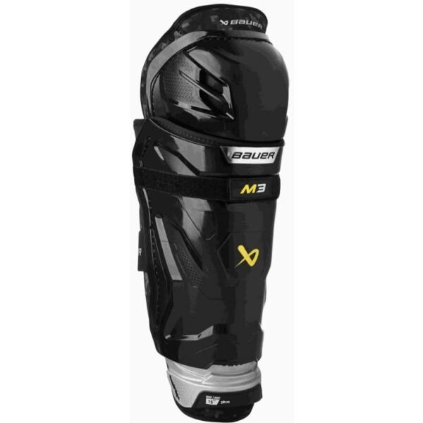 Bauer Bauer SUPREME M3 SHIN GUARD INT Юношески кори за хокей, черно, размер