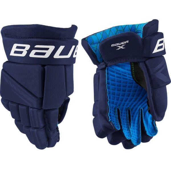 Bauer Bauer X GLOVE YTH Детски ръкавици за хокей, тъмносин, размер