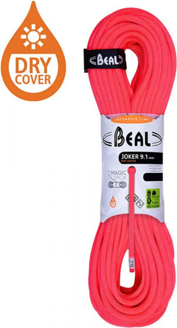 BEAL BEAL JOKER Unicore 9,1mm 80m Въже, оранжево, размер