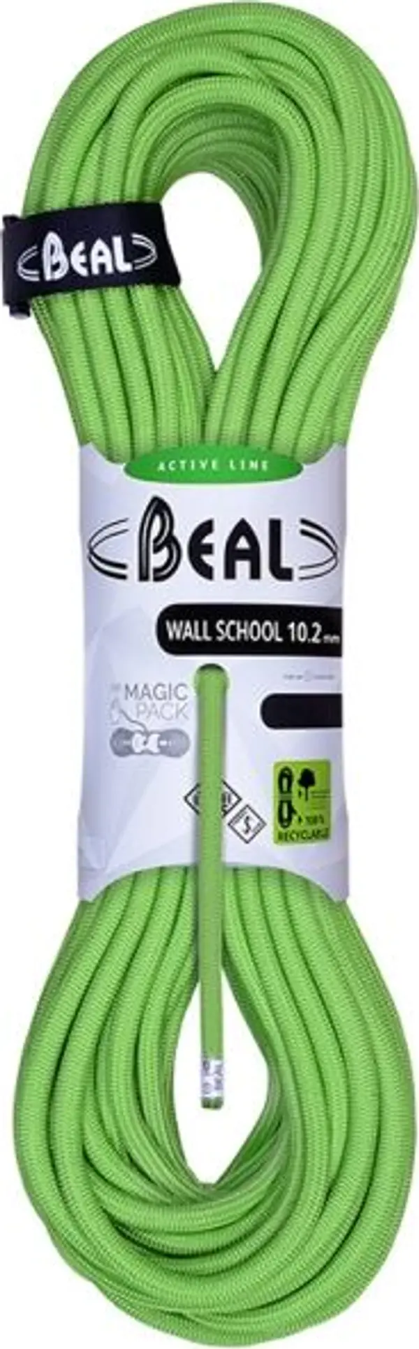 BEAL BEAL WALL SCHOOL 10,2 mm 40 m Въже, зелено, размер