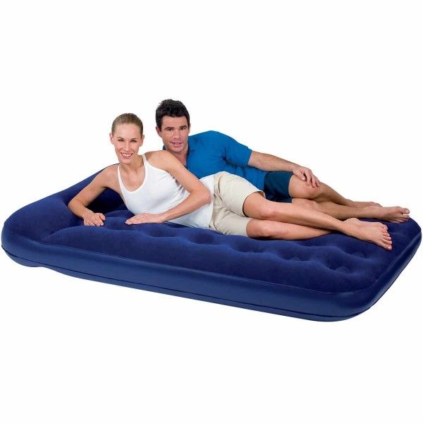 Bestway Bestway EASY INFLATE FLOCKED AIR Надуваемо легло - за двама- Bestway, синьо, размер