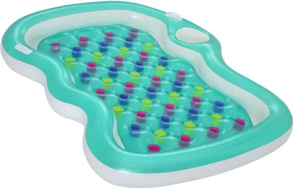 Bestway Bestway DOUBLE DESIGN LOUNGE Надуваемо легло  за 2 човека, светло-зелено, размер