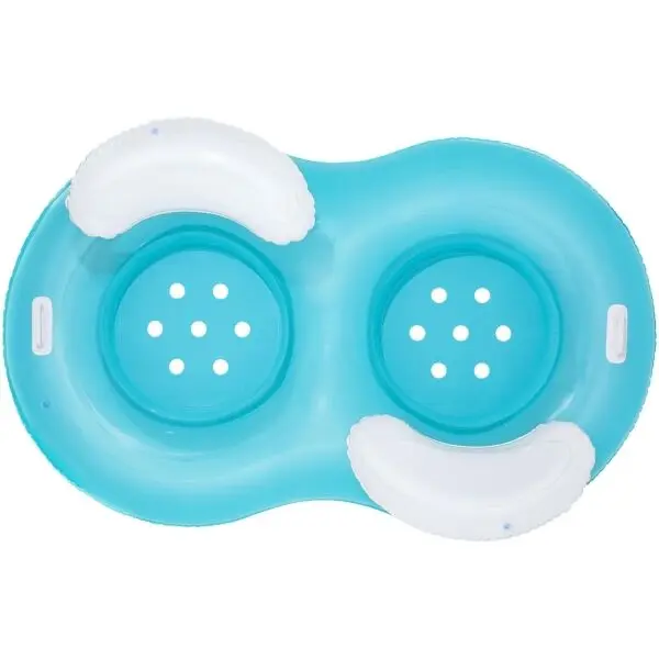 Bestway Bestway DOUBLE RING FLOAT Надуваем кръг за 2 души, светлосиньо, размер