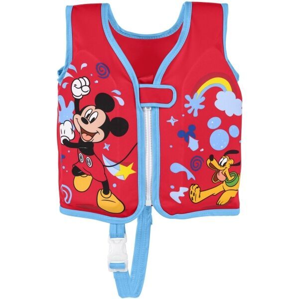 Bestway Bestway FABRIC SWIM KIDS VEST S/M Капитонирано елече за деца, червено, размер