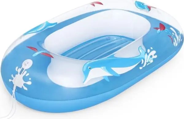 Bestway Bestway FLOATING FRIENDS BABY BOAT Надуваема лодка, синьо, размер