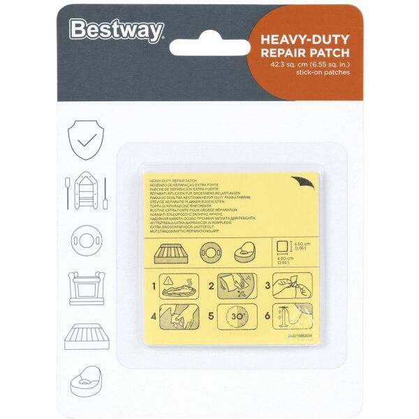 Bestway Bestway HEAVY DUTY REPAIR PATCH Самозалепващи  се лепенки, микс, размер