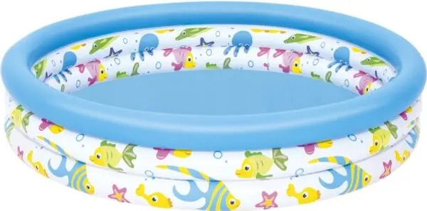 Bestway Bestway OCEAN LIFE POOL Надуваем басейн, синьо, размер
