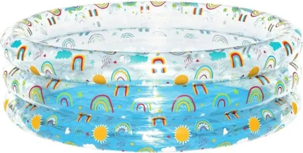 Bestway Bestway RAINBOW SPLASH PLAY POOL Надуваем басейн, прозрачно, размер