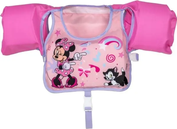 Bestway Bestway SWIM PAL MINNIE Жилетка за плуване с ръкави, розово, размер