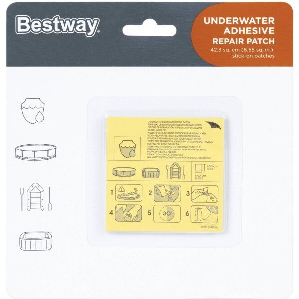 Bestway Bestway UNDERWATER ADHESIVE REPAIR Комплект за поправка, микс, размер