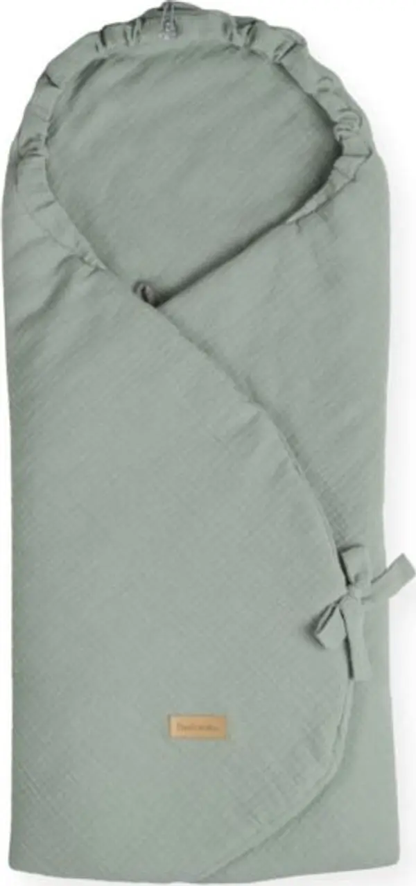 BEZTROSKA BEZTROSKA WRAP BLANKET Одеяло за столче за кола, светло-зелено, размер