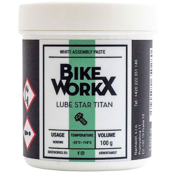 Bikeworkx Bikeworkx LUBE STAR TITAN 100g Паста за монтиране, , размер os