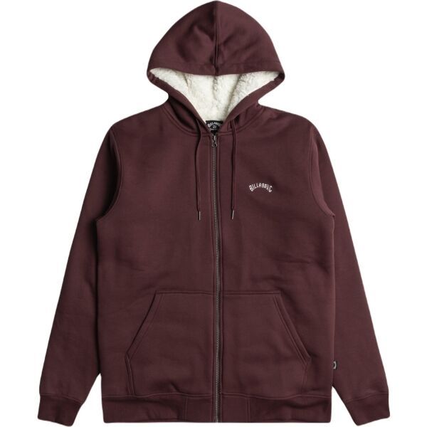 Billabong Billabong ARCH SHERPA Мъжки суитшърт, винен, размер