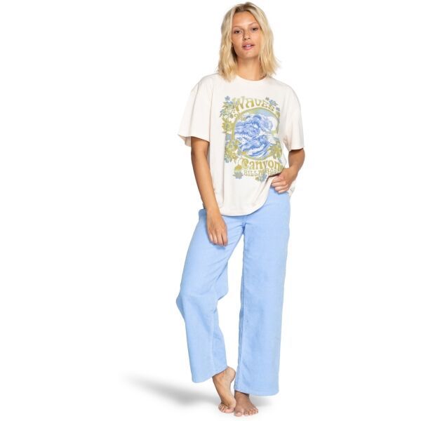 Billabong Billabong WAVES IN THE CANYON Дамска тениска, бяло, размер M