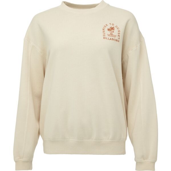 Billabong Billabong KENDAL CREW Дамски суитшърт от флийс, бежово, размер