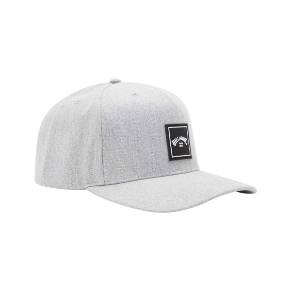 Billabong Billabong STACKED SNAPBACK Мъжка шапка с козирка, сиво, размер