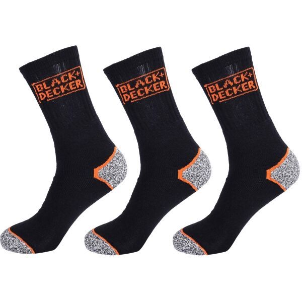 BLACK & DECKER BLACK & DECKER SOCKS BLACK 3P Работни чорапи, , размер