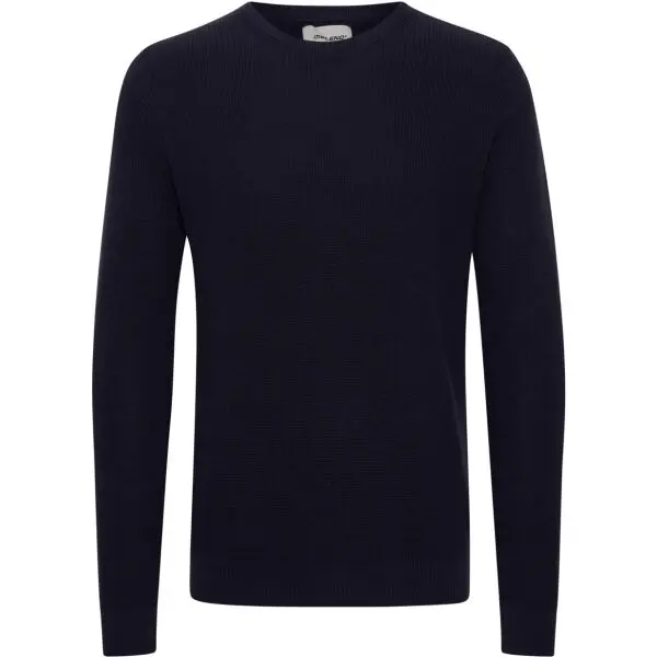 BLEND BLEND BHCODFORD CREW NECK KNIT NOOS Мъжки пуловер, черно, размер