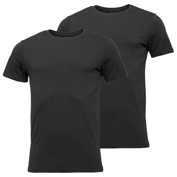 BLEND BLEND BHDINTON CREW NECK TEE 2-PACK Мъжка тениска, черно, размер