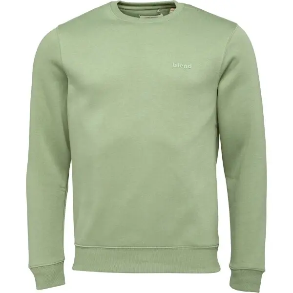 BLEND BLEND BHDOWNTON CREW NECK SWEAT NOOS Мъжки суитшърт, светло-зелено, размер