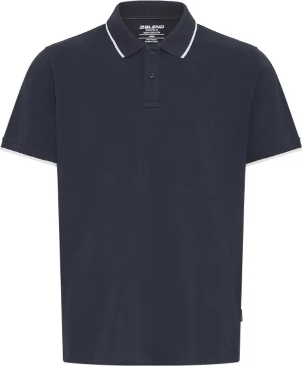 BLEND BLEND BHEDIN Мъжка поло тениска, тъмносин, размер 5XL