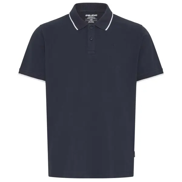 BLEND BLEND BHEDIN Мъжка поло тениска, тъмносин, размер